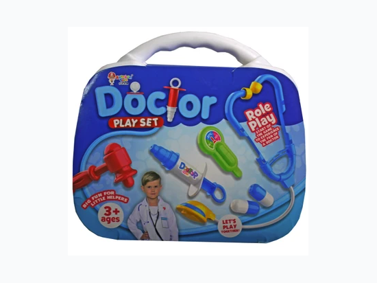 Doctor Play Set with Carrying Case - 2 Color Options