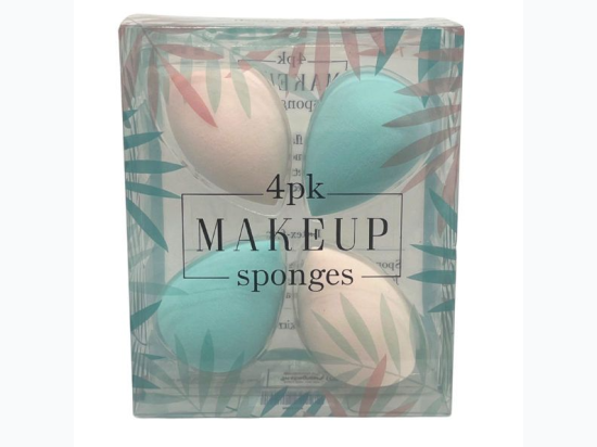 Nord+Bare 4pk Makeup Blending Sponges in Aqua Blue & Ivory