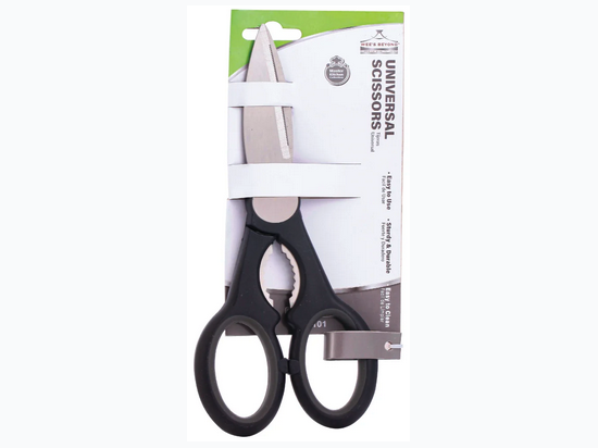 Universal Scissors SS w Black Handle