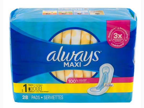 Always Maxi Pad - 28 Count