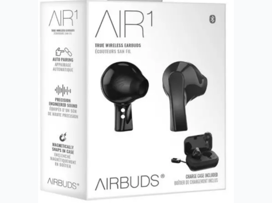 Airbuds Air 1 True Wireless Bluetooth Earbuds - Black