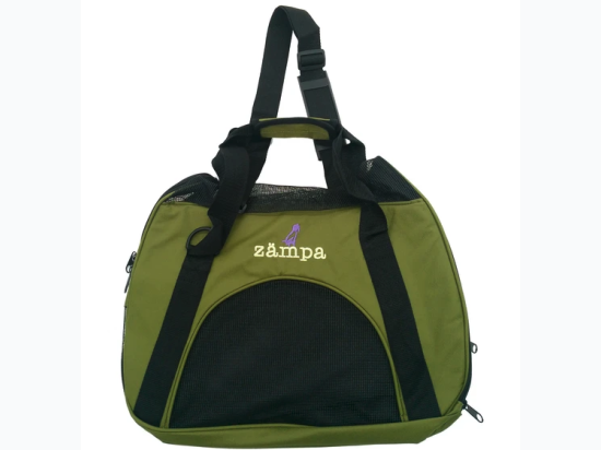 Zampa Small Airline Pet Carrier in Olive Green