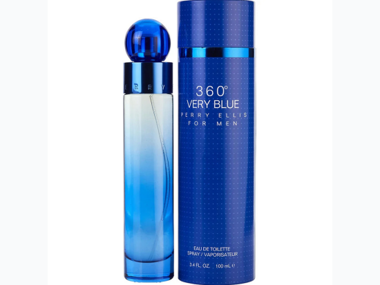 Perry Ellis 360 Very Blue EDT Spray for Men - 3.4 oz