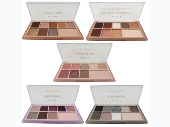 Moira Beauty Pressed Pigment Palette - 5 Color Palette Options