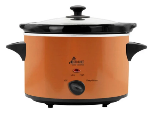 Eco+Chef 4 Quart Copper Slow Cooker