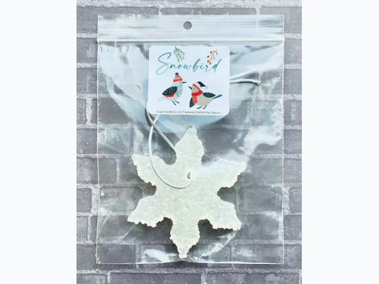 Snowflake Shaped Air Freshener - Snowbird