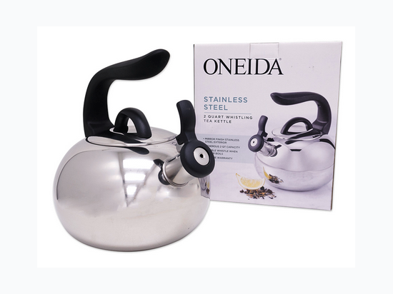 Oneida 2 QUART WHISTLING TEA KETTLE