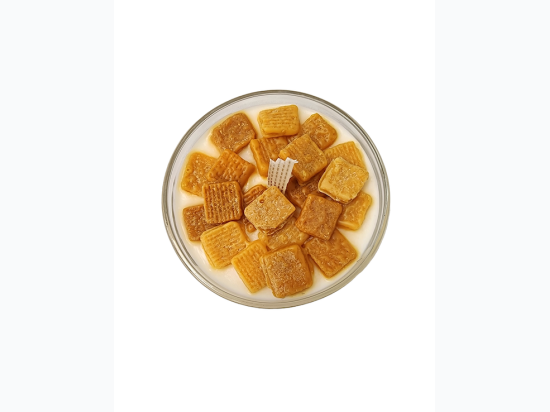 Novelty Single Wick Cereal Bowl Candle - Cinnamon Crunch