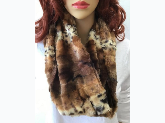 Virah Bella ® Infinity Scarf - Leopard Stripe