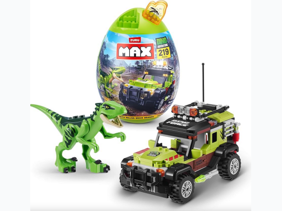 Zuru Max Build More Dino Escape Egg Capsule with 219 Bricks - Series 1