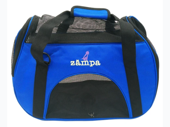 Zampa Small Airline Pet Carrier in Blue