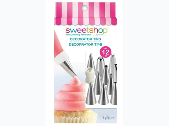 Sweetshop 12 Count Cake Decorating Tips