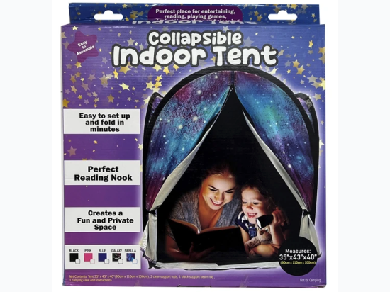 Medium 35" x 43" x 40" Instant Open Collapsible Indoor Tent with Storage Bag - 5 Options