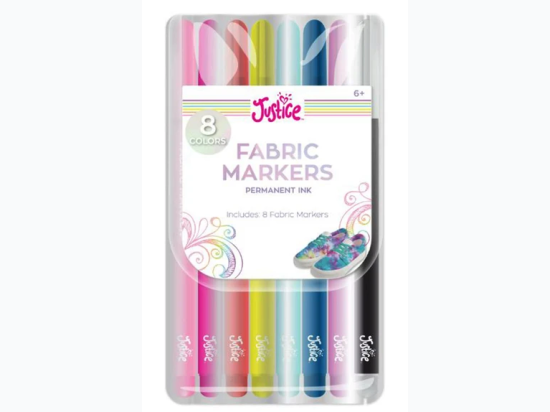 Justice 8 Pack Fabric Markers