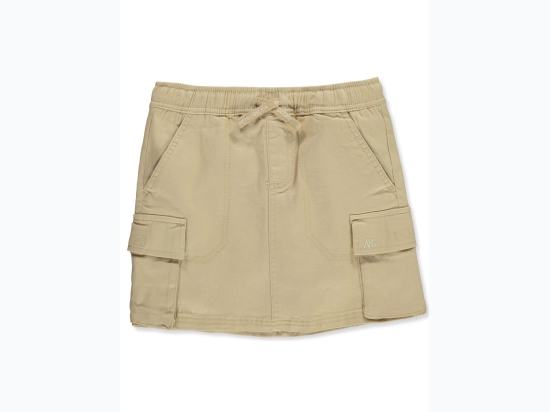 Girl's Aeropostale Twill Cargo Skort Skirt in Khaki