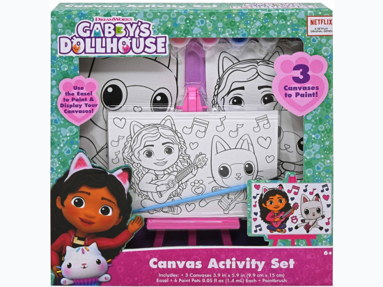 Gabby's Dolhouse 3pk Canvas Set in Box