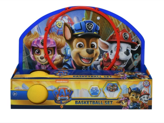 Paw Patrol Movie 13.5 x 10" Basketball Hoop with Ball