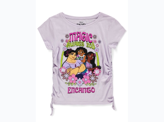 Girl's Encanto Magic Awaits You Graphic T-Shirt in Lilac