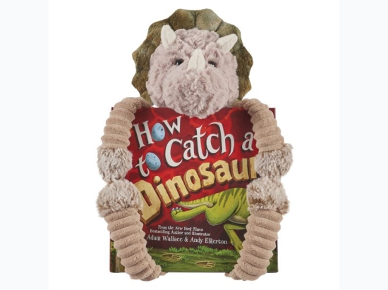 Plush Dino and Book Gift Set