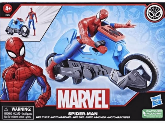 Marvel Spider-Man Web Cycle & Figure