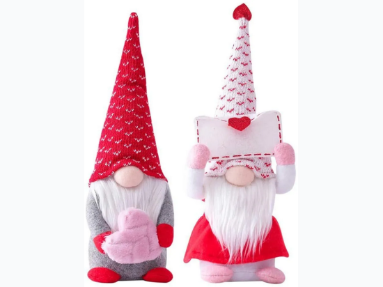 Valentine's Day Gnome Plush - 2 Style Options