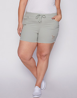 plus size jogger shorts