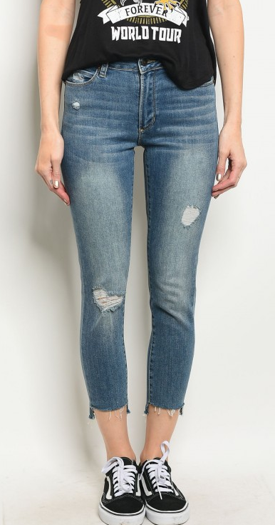 junior distressed jeans