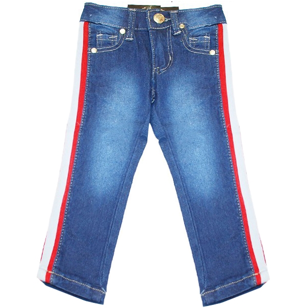 ladies side stripe jeans