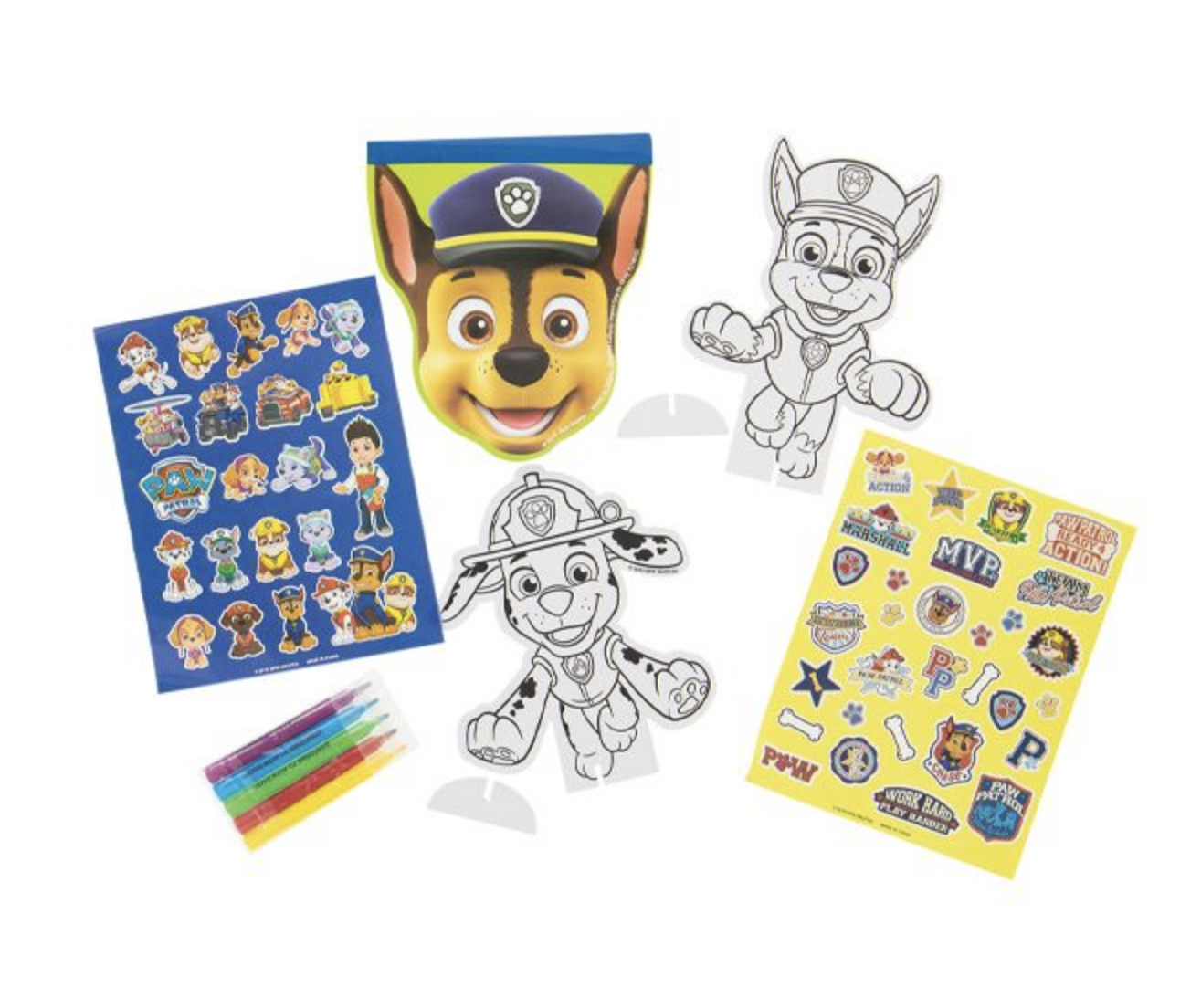 paw patrol tin activity set