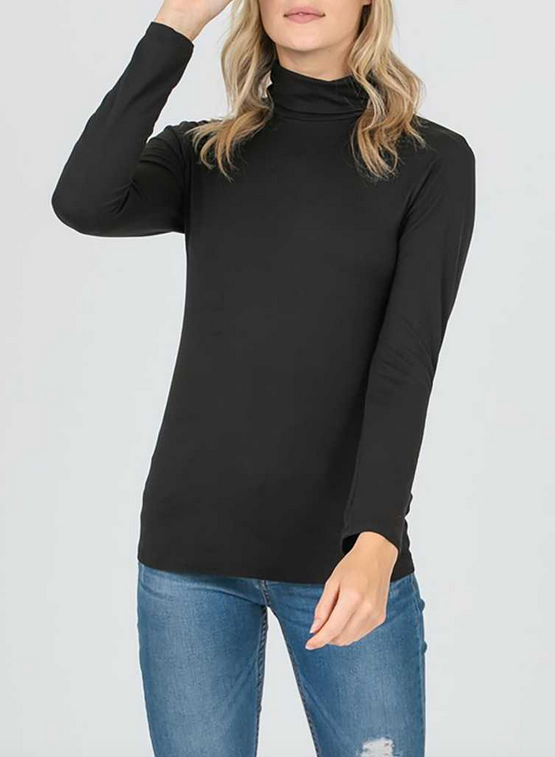 lone cypress solid mock neck shirt