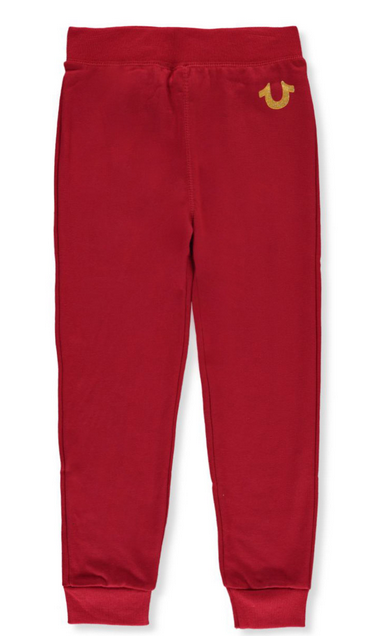 red true religion joggers