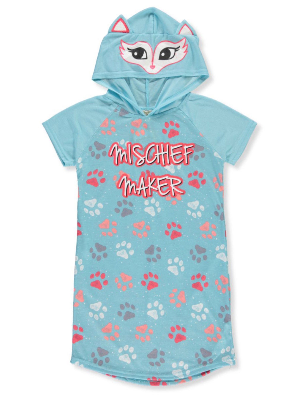 hooded sweatshirt nightgown