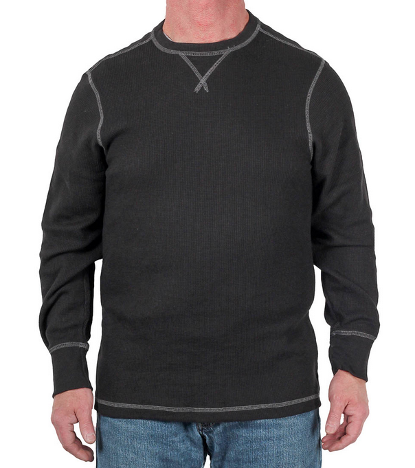 men's thermal crew neck shirt