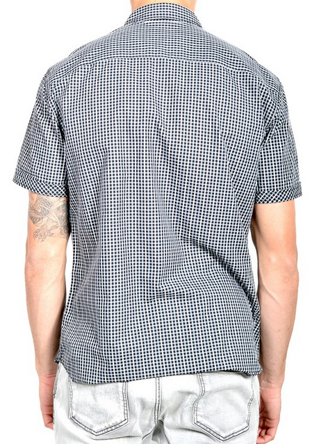 black check shirt for men