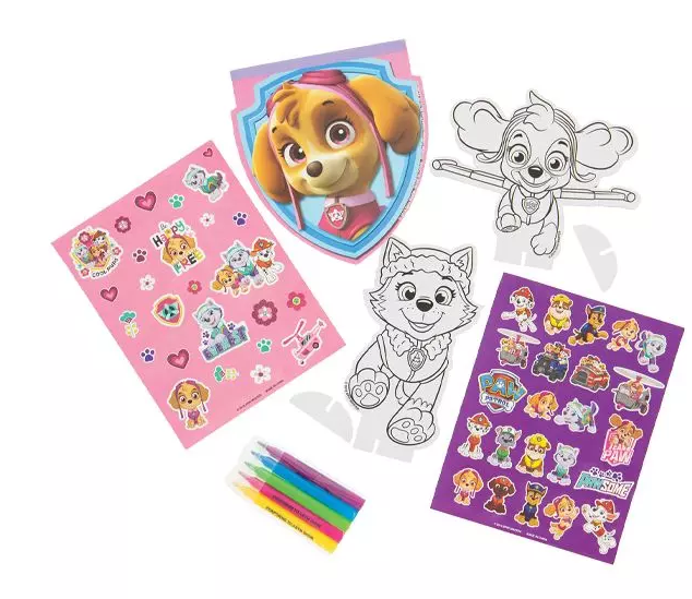 paw patrol tin activity set