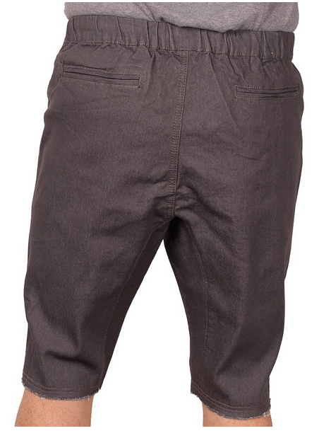 mens twill jogger shorts