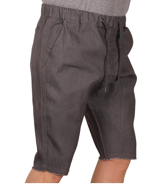 twill jogger shorts for men