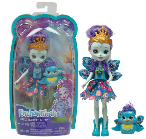 enchantimals peacock doll