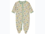 Unisex Baby 5pc Safari Animals Adventure Layette Set in Green