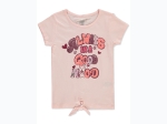 Girl's Paw Print Always in a Good Mood Reverse Sequin T-Shirt