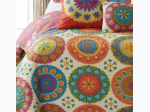 Virah Bella® Collection - "Suri" Printed Quilt Set - Queen Size