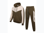 Men's Active Comfort Fleece Jogging Ensemble - 2 Color Options