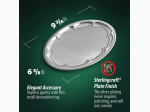 Sterlingcraft® Oval Serving Tray