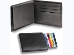 ROLFS Bifold RFID Blocking Genuine Leather Passcase Wallet - 2 Color Options