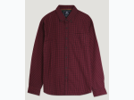 Men's Mini Checks Flannel Shirt - Red