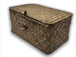 Keepsake Storage Box with Lid - Natural 9in