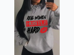 Women's  - Real Women Hoodie in Grey