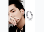 Men's Stainless Steel Single Hoop Earring