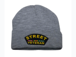 Men's Street Veteran Beanie Hat - 2 Color Options