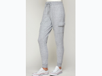 Women's TERRY BOYFRIENDS OVERSIZED JOGGER Pant - In Heather Grey